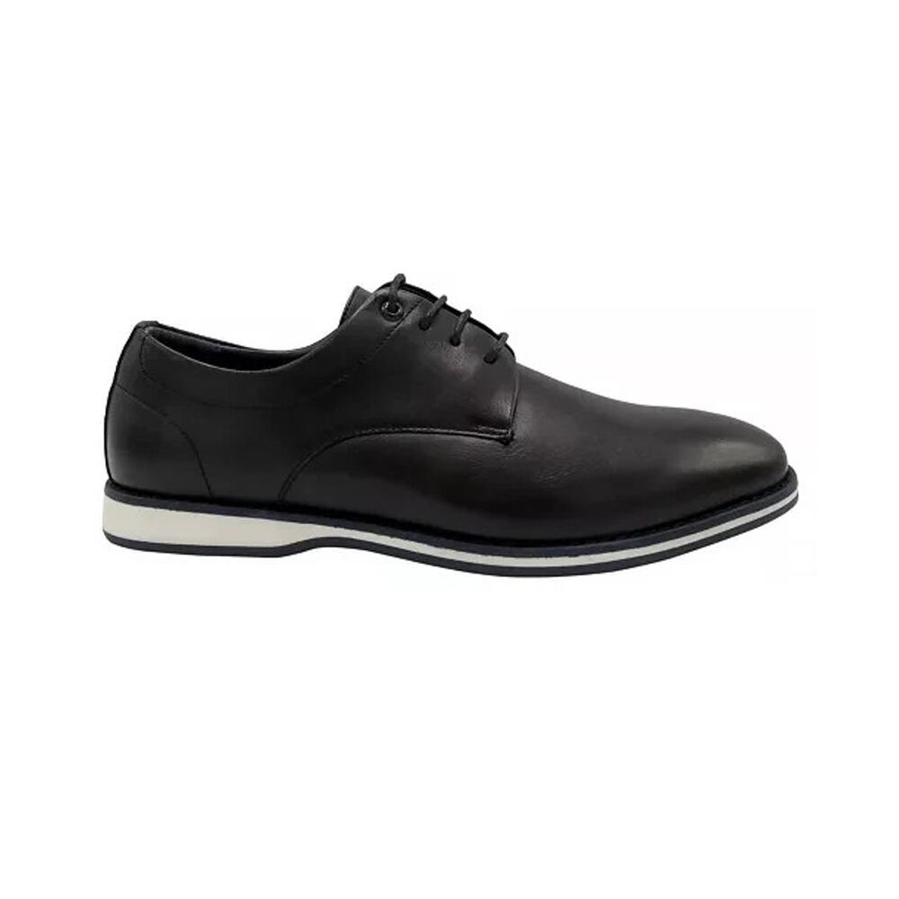 Nine West Mathias Oxford Dress Shoes Mens 8.5 Black Lace Up Business Casual Flat